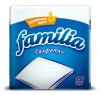 Салфетки бумажные белые Familia 24*23  1/100 