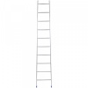 Лестница приставная 9-и ступ.алюм.(2,53м/3,03кг)  2,605м